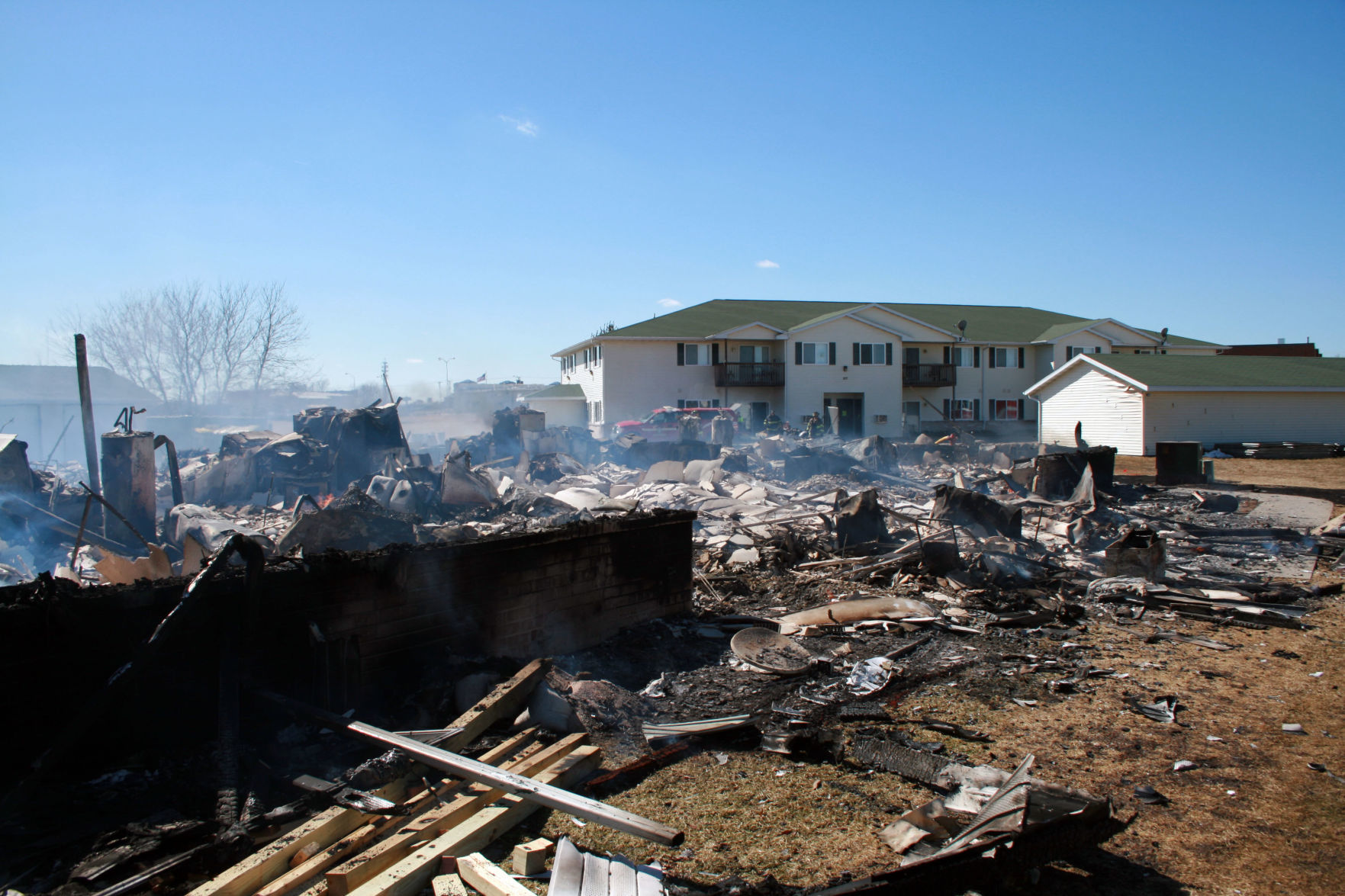 Investigation photos from 109 Knaup Drive explosion